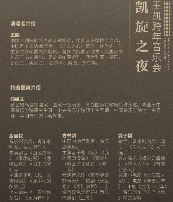 2019王凯北京跨年音乐会