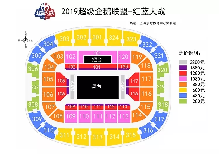 2019超级企鹅联盟红蓝大战上海站