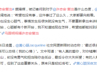 马国明祝福许志安复出是什么情况？祝福什么？